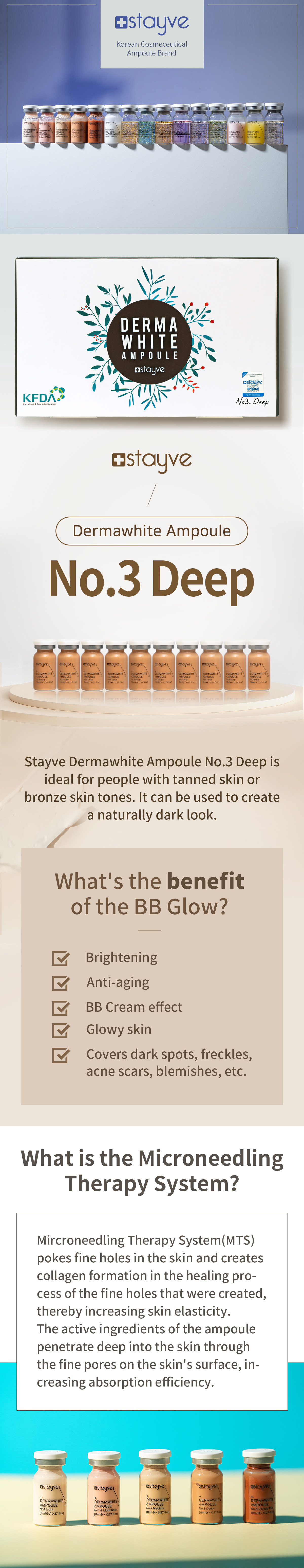 Stayve Dermawhite BB Glow Ampoule No.3 Deep 3